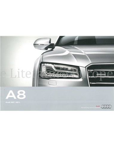 2013 AUDI A8 BROCHURE FRANS