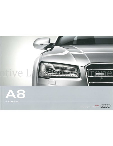 2013 AUDI A8 PROSPEKT FRANZÖSISCH