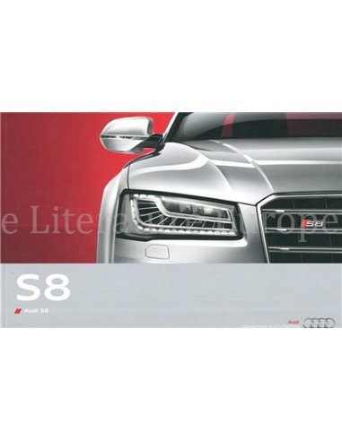 2013 AUDI S8 BROCHURE GERMAN