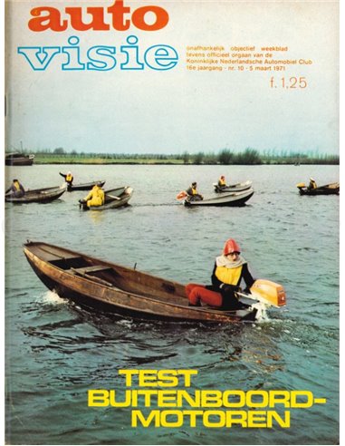 1971 AUTOVISIE MAGAZINE 10  DUTCH