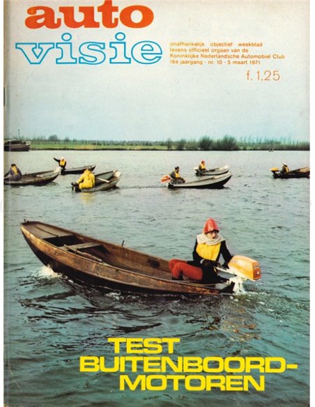 1971 AUTOVISIE MAGAZINE 10 NEDERLANDS
