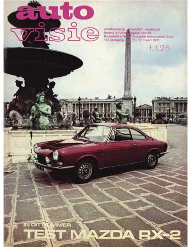 1971 AUTOVISIE MAGAZINE 11 NEDERLANDS