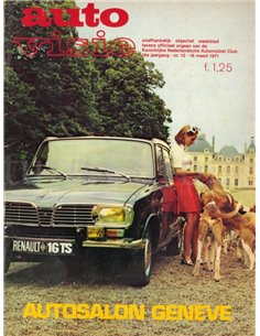 1971 AUTOVISIE MAGAZINE 12 NEDERLANDS