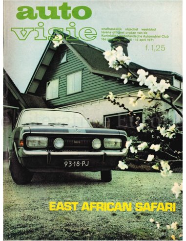1971 AUTOVISIE MAGAZINE 16 DUTCH