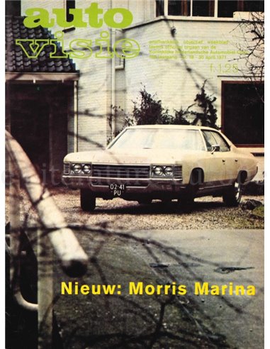 1971 AUTOVISIE MAGAZIN 18 NIEDERLÄNDISCH