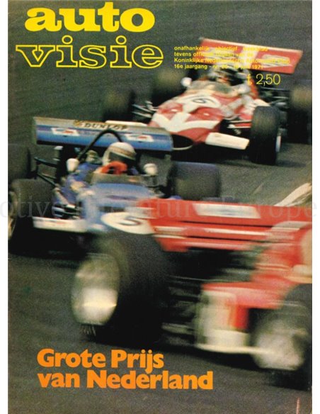 1971 AUTOVISIE MAGAZIN 25 NIEDERLÄNDISCH