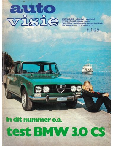 1971 AUTOVISIE MAGAZINE 31 DUTCH