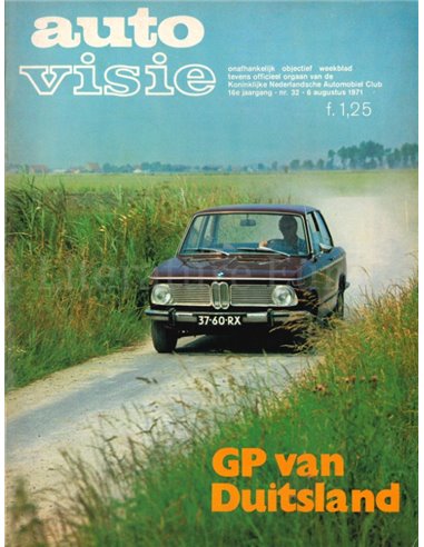 1971 AUTOVISIE MAGAZIN 32 NIEDERLÄNDISCH