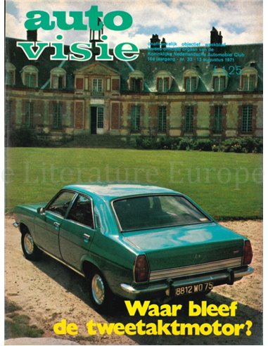 1971 AUTOVISIE MAGAZIN 33 NIEDERLÄNDISCH