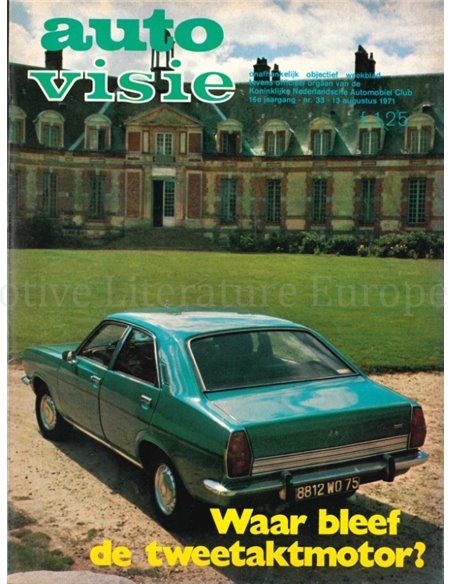 1971 AUTOVISIE MAGAZINE 33 DUTCH