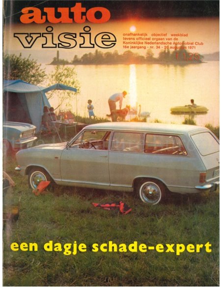 1971 AUTOVISIE MAGAZINE 34 NEDERLANDS