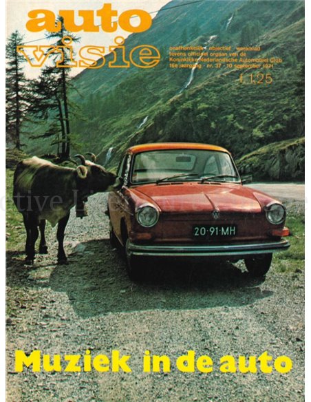 1971 AUTOVISIE MAGAZINE 37 NEDERLANDS
