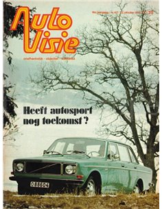 1971 AUTOVISIE MAGAZINE 43 DUTCH
