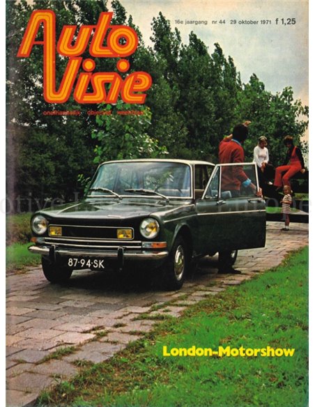 1971 AUTOVISIE MAGAZINE 44 DUTCH