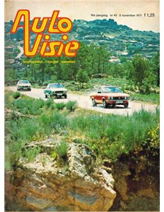 1971 AUTOVISIE MAGAZINE 45 NEDERLANDS