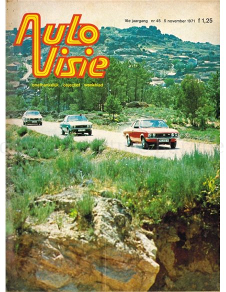 1971 AUTOVISIE MAGAZINE 45 DUTCH
