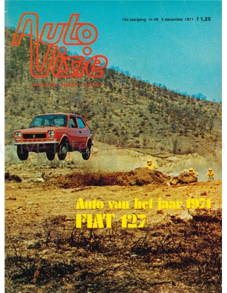1971 AUTOVISIE MAGAZINE 49 NEDERLANDS