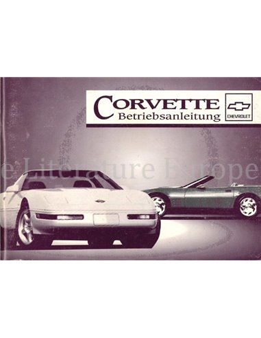 1994 CHEVROLET CORVETTE BETRIEBSANLEITUNG DEUTSCH