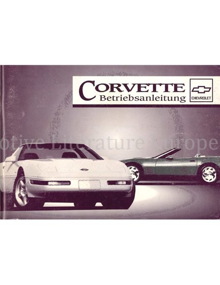 1994 CHEVROLET CORVETTE BETRIEBSANLEITUNG DEUTSCH