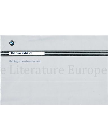1997 BMW L7 PROSPEKT ENGLISCH