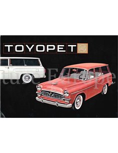 1962 TOYOPET CROWN CUSTOM STATION WAGON BROCHURE JAPANS