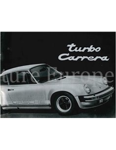 1975 BMW 911 TURBO CARRERA BROCHURE ENGELS (US)