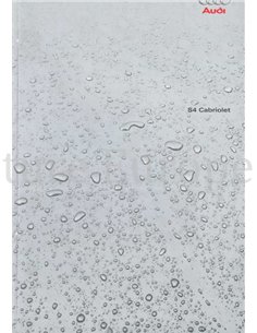 2003 AUDI S4 CONVERTIBLE BROCHURE GERMAN