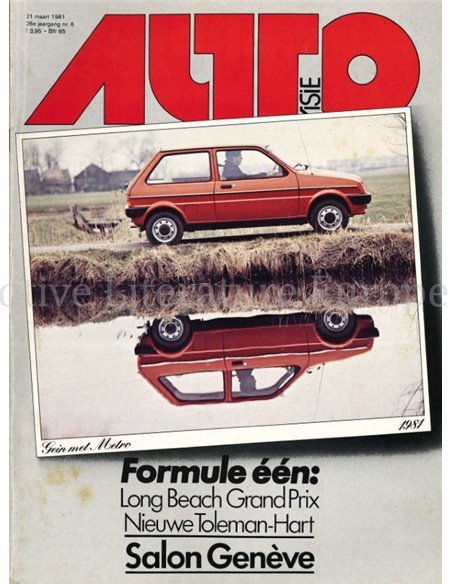 1981 AUTOVISIE MAGAZIN 06 NIEDERLÄNDISCH