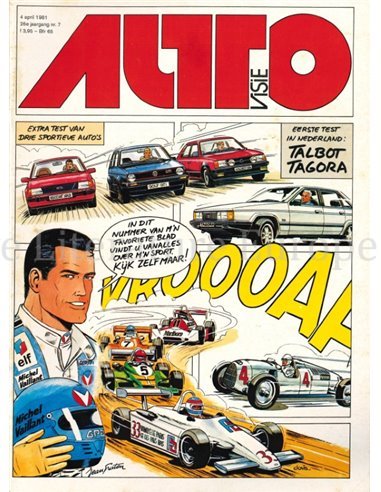 1981 AUTOVISIE MAGAZIN 07 NIEDERLÄNDISCH