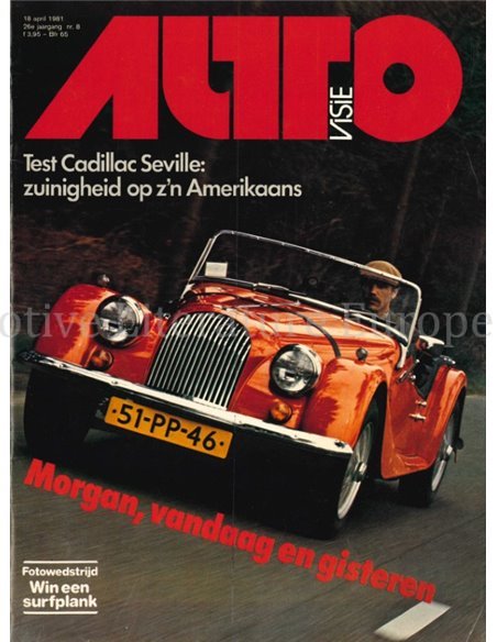 1981 AUTOVISIE MAGAZIN 08 NIEDERLÄNDISCH