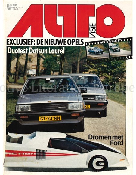 1981 AUTOVISIE MAGAZIN 11 NIEDERLÄNDISCH
