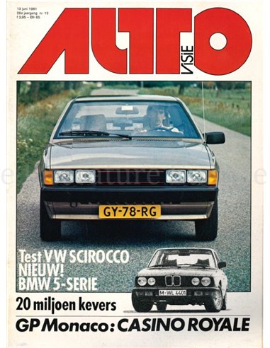 1981 AUTOVISIE MAGAZINE 12 NEDERLANDS