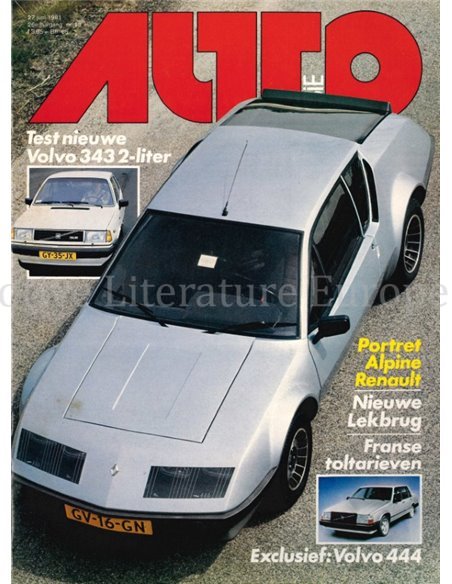 1981 AUTOVISIE MAGAZINE 13 NEDERLANDS