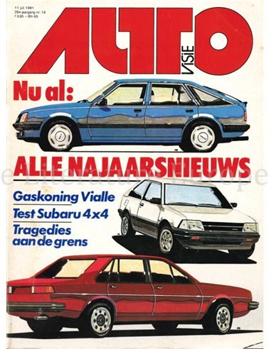 1981 AUTOVISIE MAGAZINE 14 NEDERLANDS