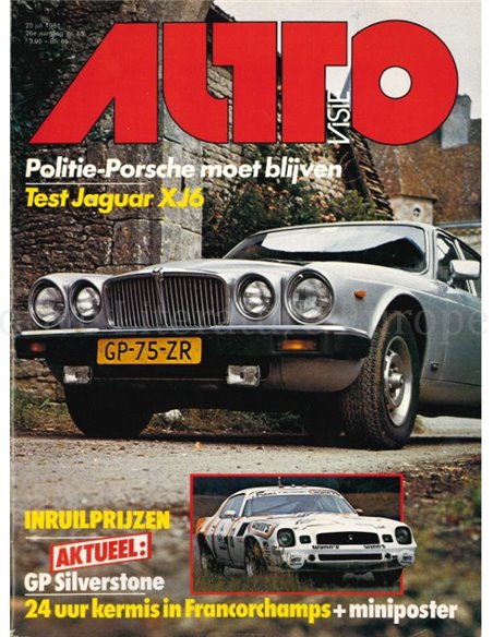 1981 AUTOVISIE MAGAZINE 15 NEDERLANDS