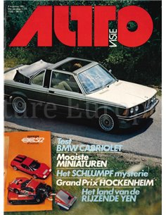 1981 AUTOVISIE MAGAZIN 16 NIEDERLÄNDISCH