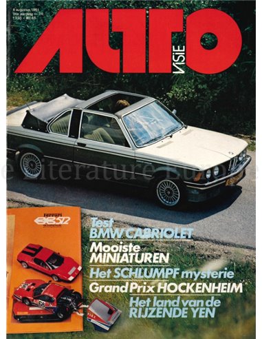 1981 AUTOVISIE MAGAZINE 16 NEDERLANDS