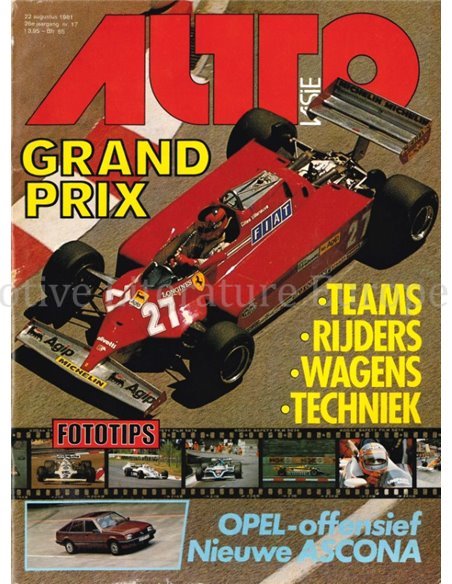 1981 AUTOVISIE MAGAZIN 17 NIEDERLÄNDISCH