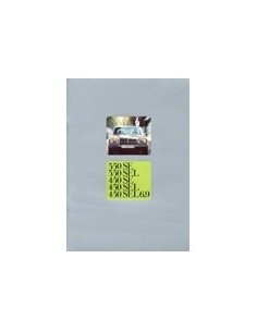 1975 MERCEDES BENZ S KLASSE BROCHURE NEDERLANDS