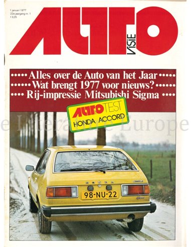 1977 AUTOVISIE MAGAZINE 01 DUTCH