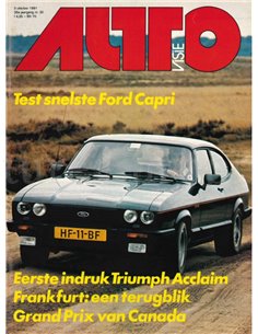 1981 AUTOVISIE MAGAZINE 20 NEDERLANDS