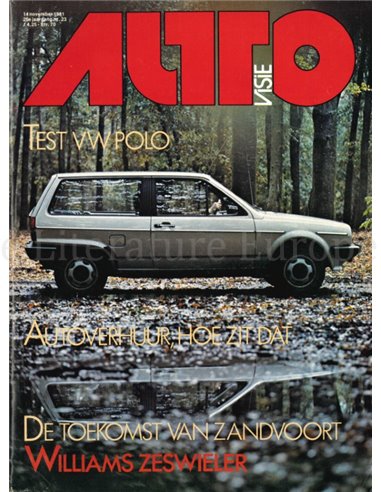 1981 AUTOVISIE MAGAZINE 23 DUTCH