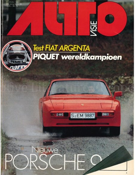 1981 AUTOVISIE MAGAZINE 22 DUTCH