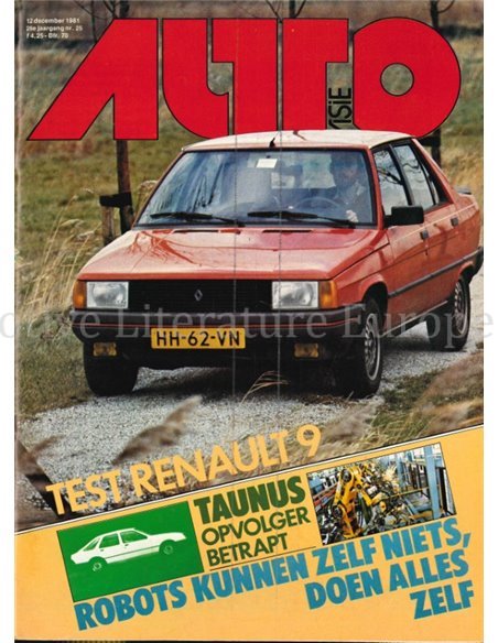 1981 AUTOVISIE MAGAZINE 25 NEDERLANDS