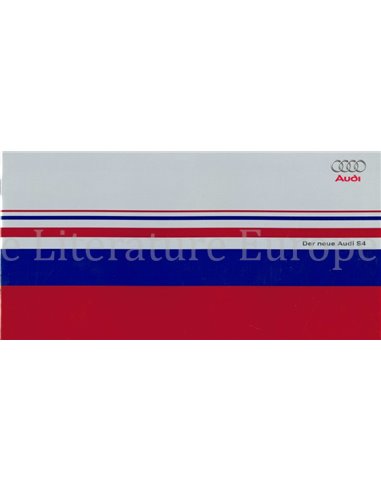 2002 AUDI S4 BROCHURE DUITS