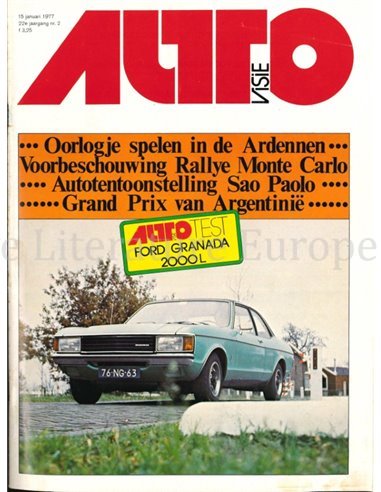 1977 AUTOVISIE MAGAZIN 02 NIEDERLÄNDISCH