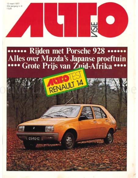 1977 AUTOVISIE MAGAZIN 06 NIEDERLÄNDISCH