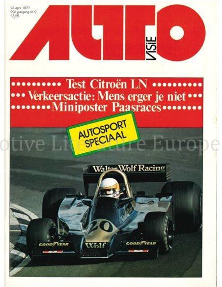 1977 AUTOVISIE MAGAZINE 09 DUTCH
