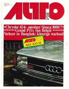 1977 AUTOVISIE MAGAZINE 13 NEDERLANDS