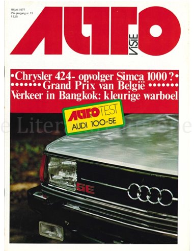 1977 AUTOVISIE MAGAZINE 13 DUTCH